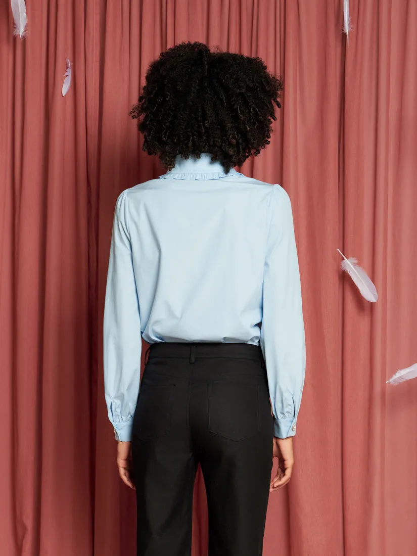 Arnell Bow Ruffle Shirt
