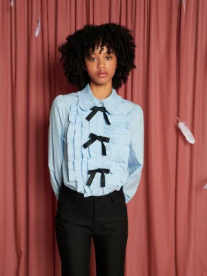Arnell Bow Ruffle Shirt