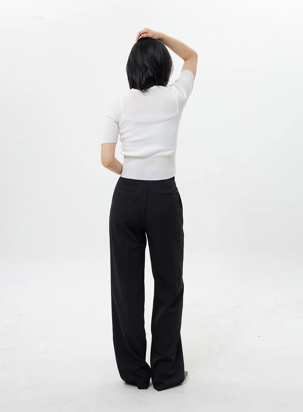 Basic Wide Tailored Pants OY304