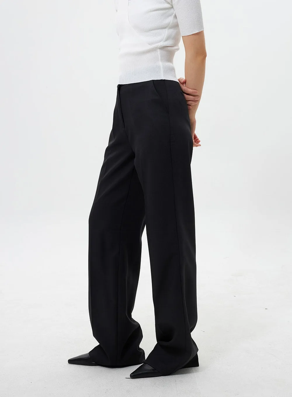 Basic Wide Tailored Pants OY304