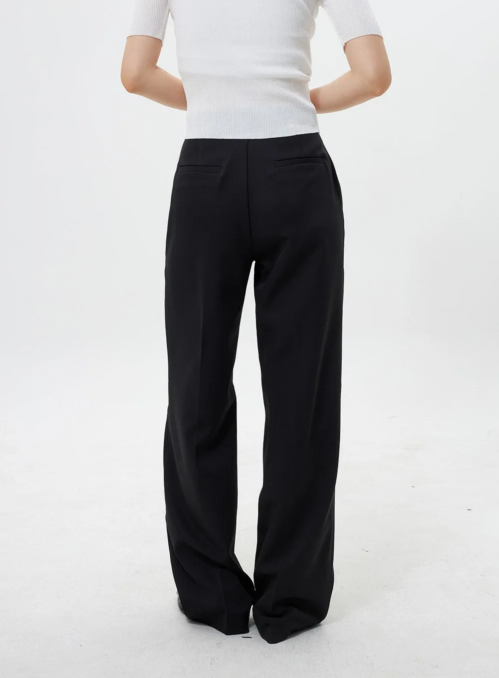 Basic Wide Tailored Pants OY304