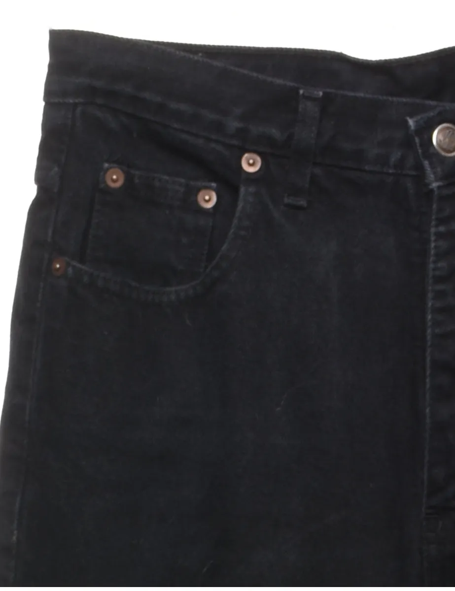 Black Tapered Jeans - W30 L31