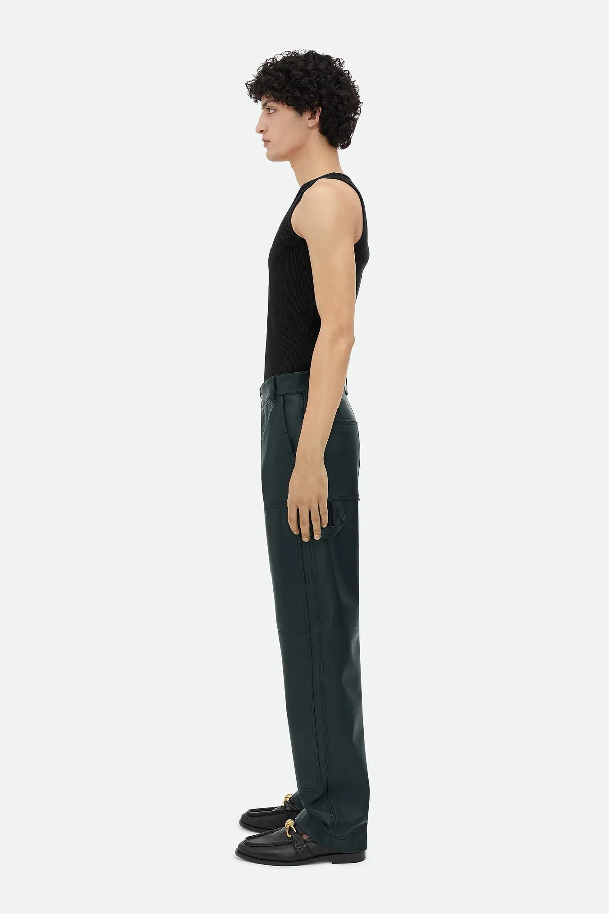 BOTTEGA VENETA | LEATHER CARGO TROUSERS