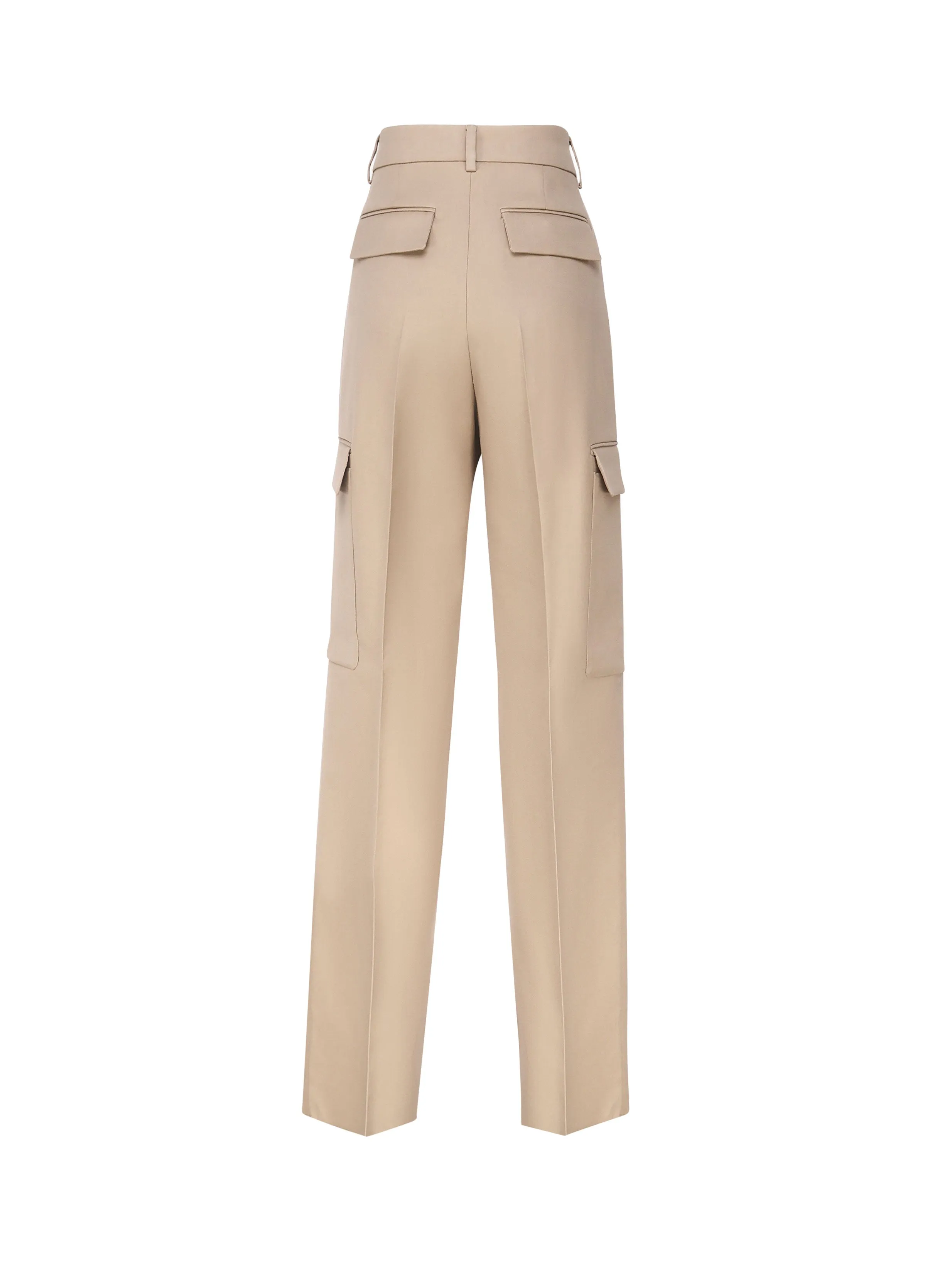 Caramel Cargo Pocket Trousers