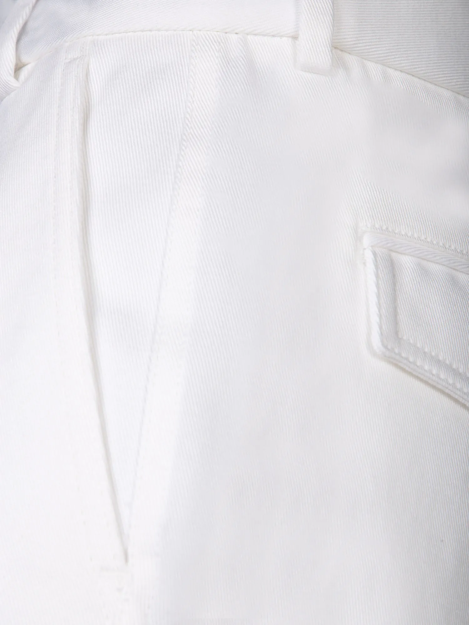 Chino white trousers