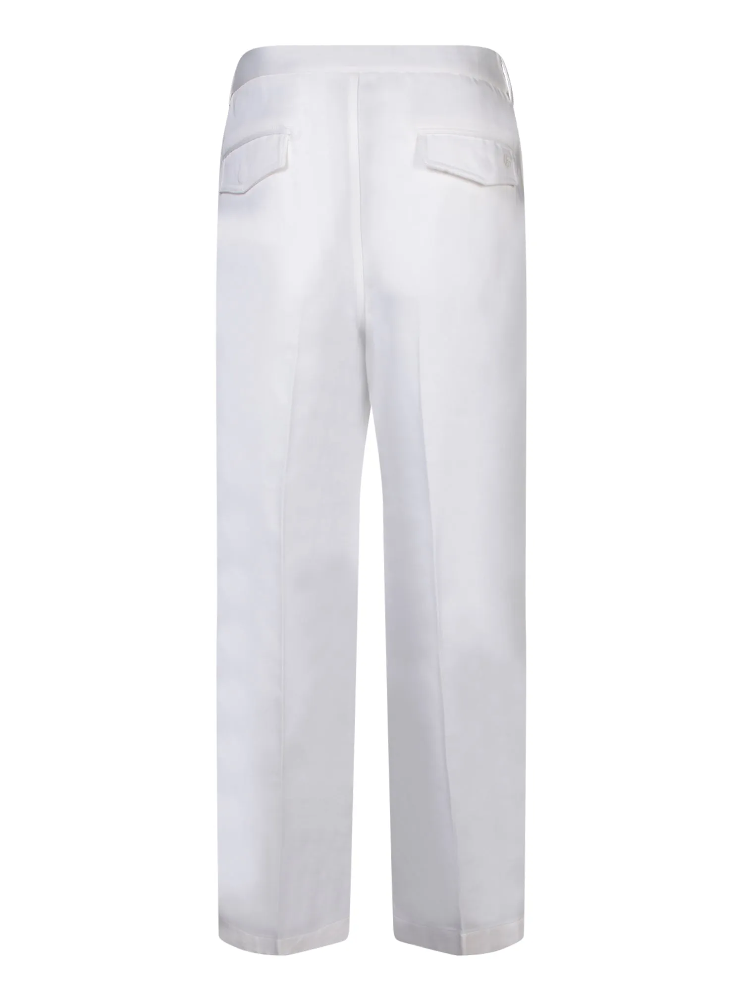 Chino white trousers