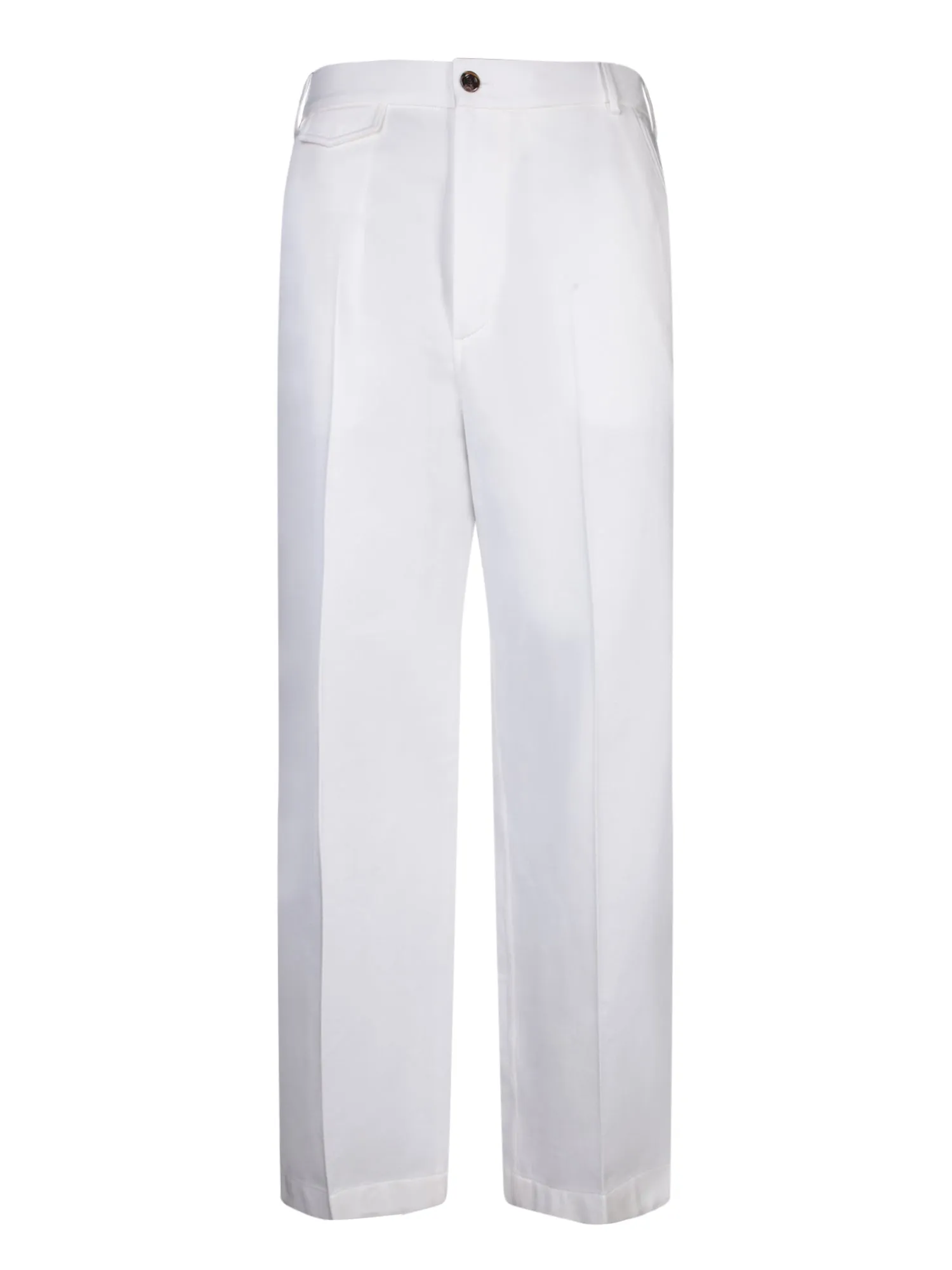 Chino white trousers