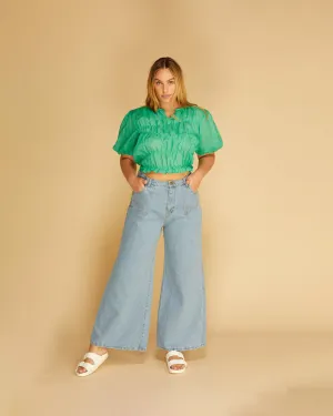 CLOVER JEAN PETITE LIGHT BLUE