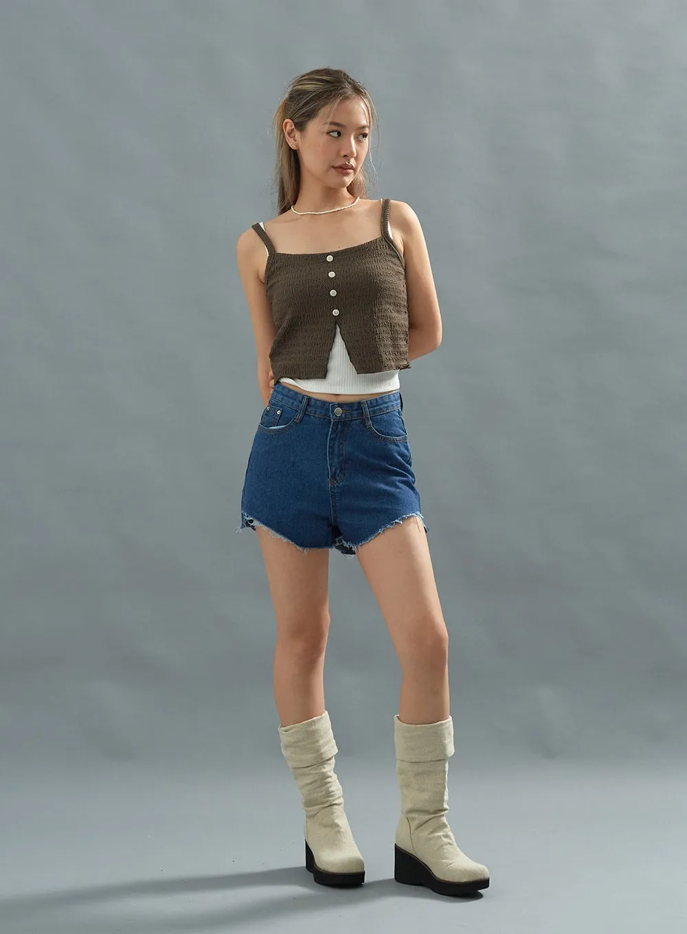 Denim Short Pants CU22