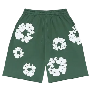 Denim Tears The Cotton Wreath Shorts 'Green'