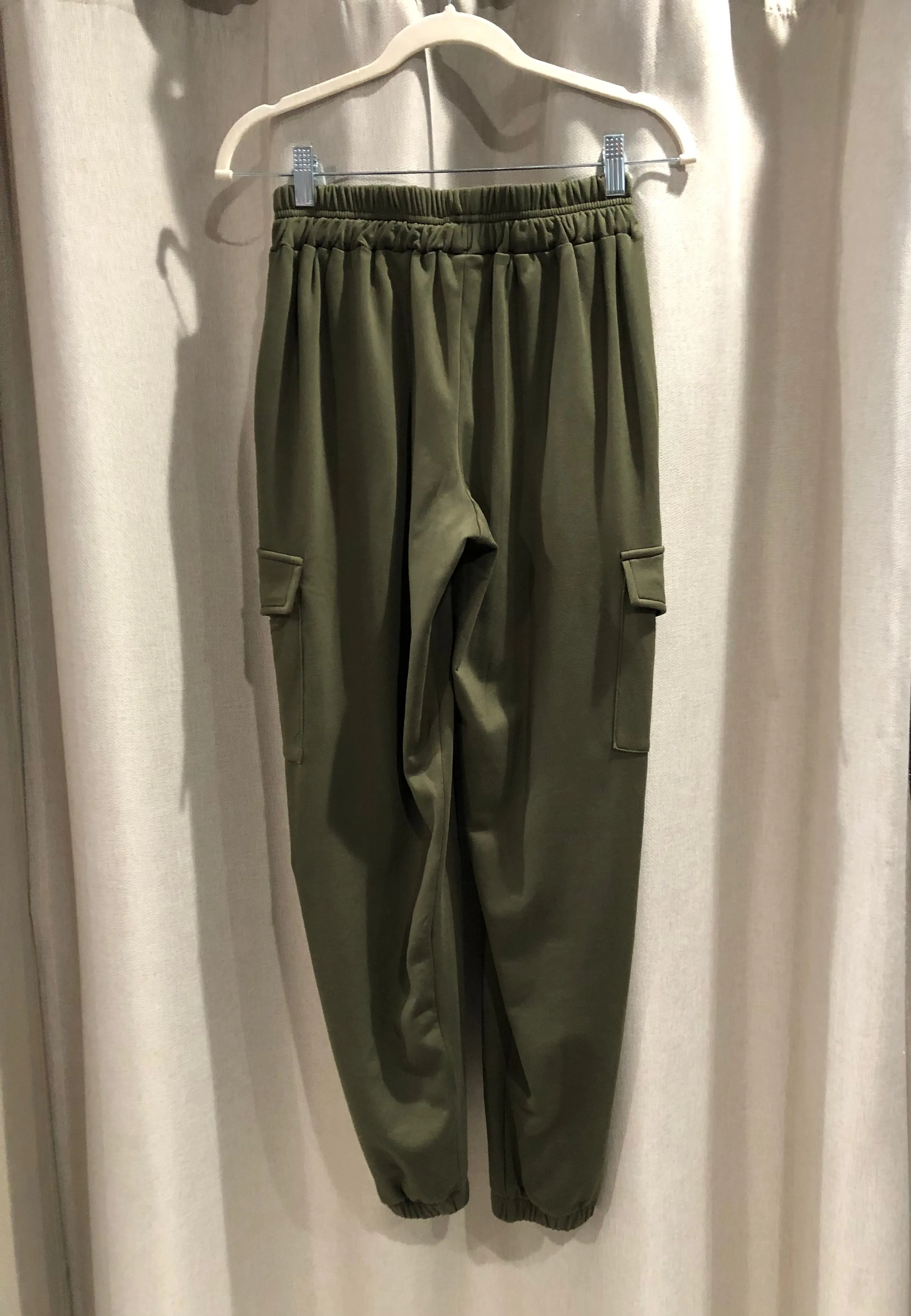 Flannell Cargo Pants - Olive ONLY 1 XS LEFT