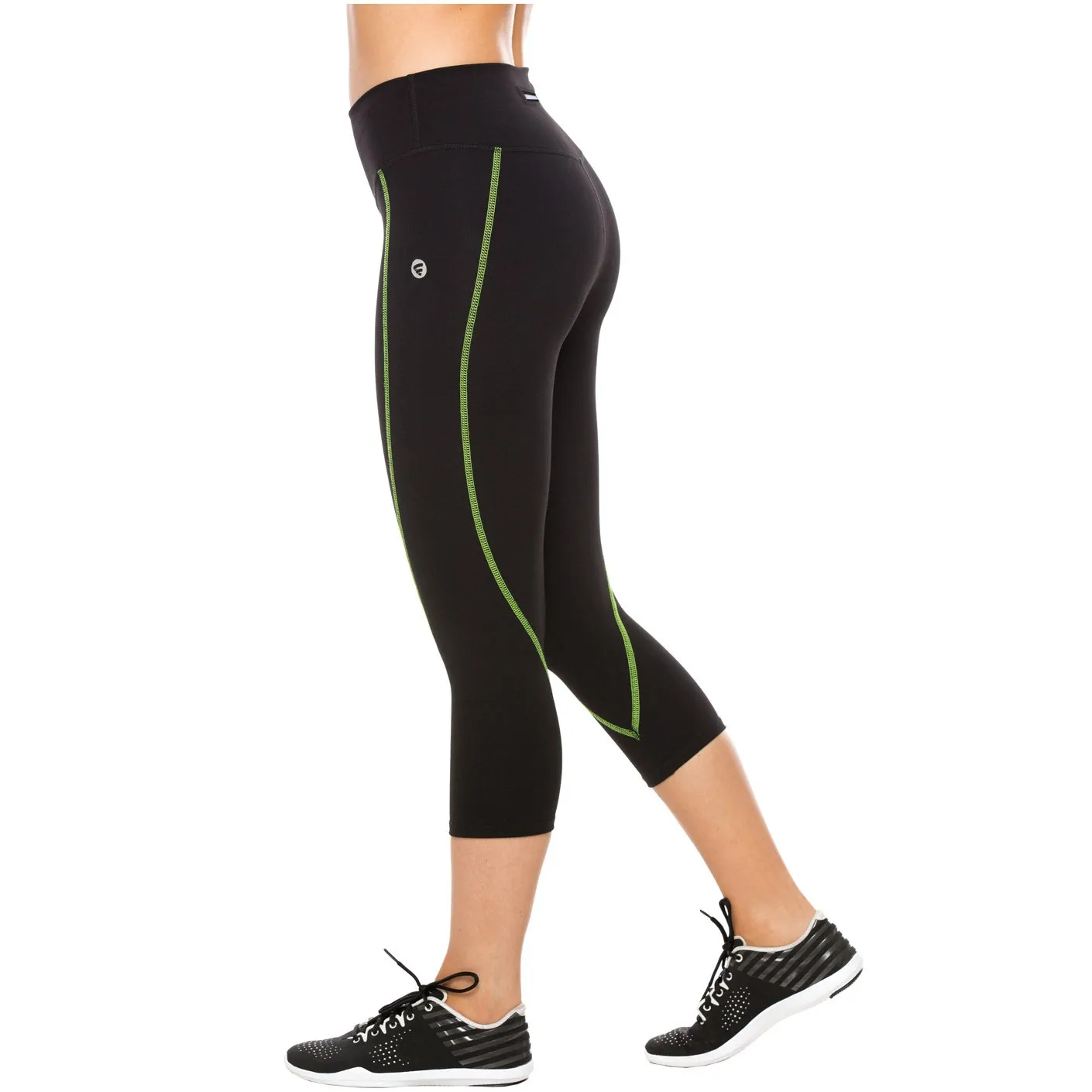 Flexmee 944210 Liberty Capri Polyester Activewear Workout Pants Trousers