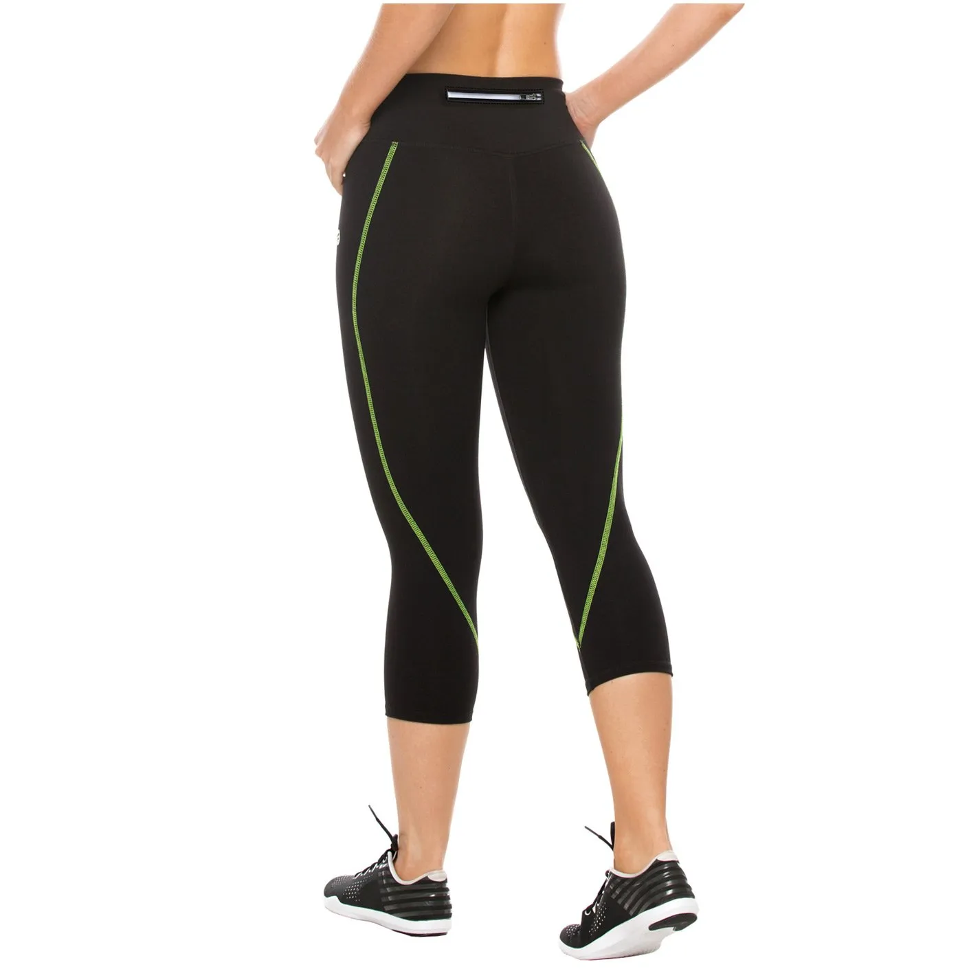 Flexmee 944210 Liberty Capri Polyester Activewear Workout Pants Trousers