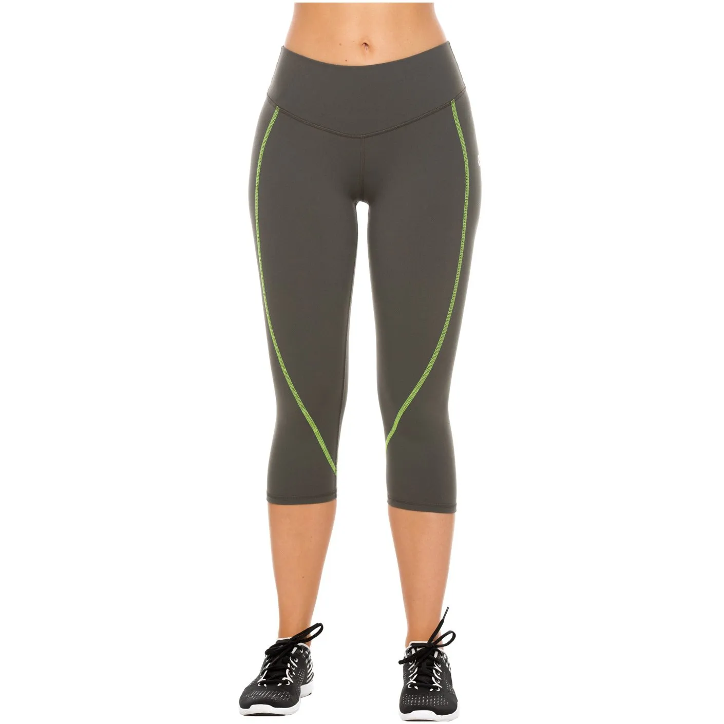 Flexmee 944210 Liberty Capri Polyester Activewear Workout Pants Trousers