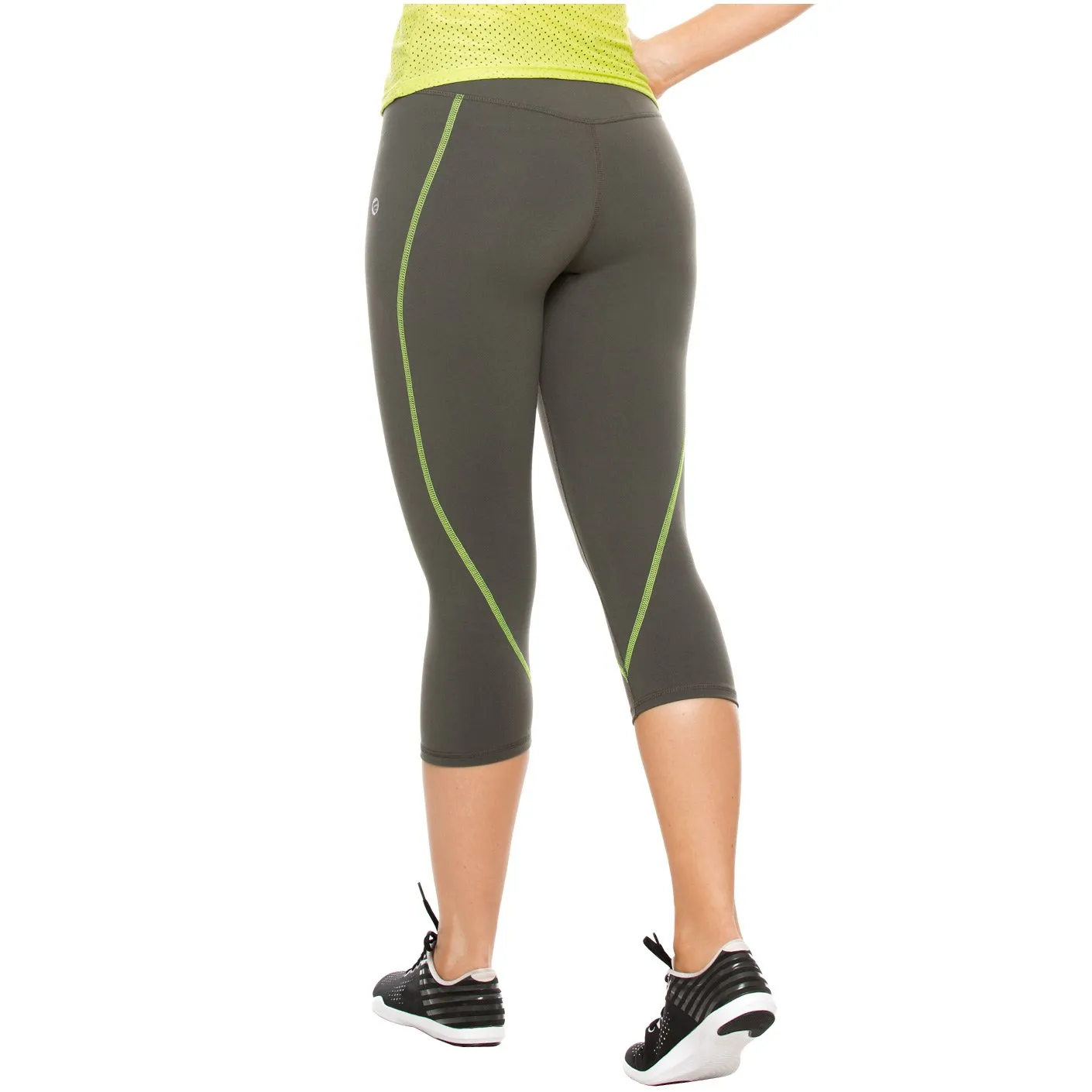 Flexmee 944210 Liberty Capri Polyester Activewear Workout Pants Trousers
