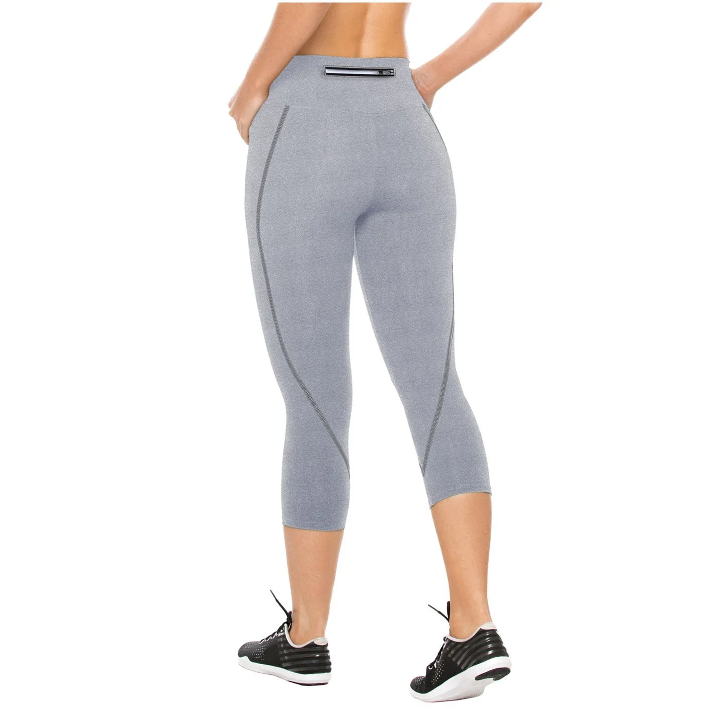 Flexmee 944210 Liberty Capri Polyester Activewear Workout Pants Trousers