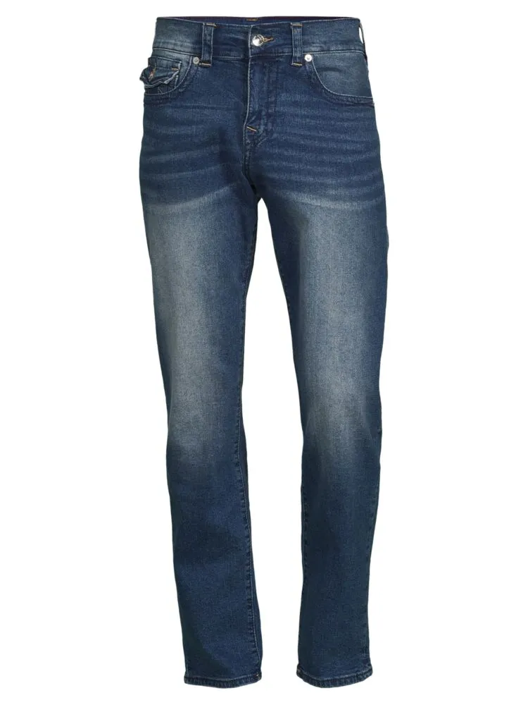 Geno True Religion High Rise Slim Fit Jeans in Medium Dusk