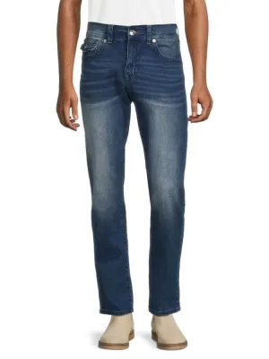 Geno True Religion High Rise Slim Fit Jeans in Medium Dusk