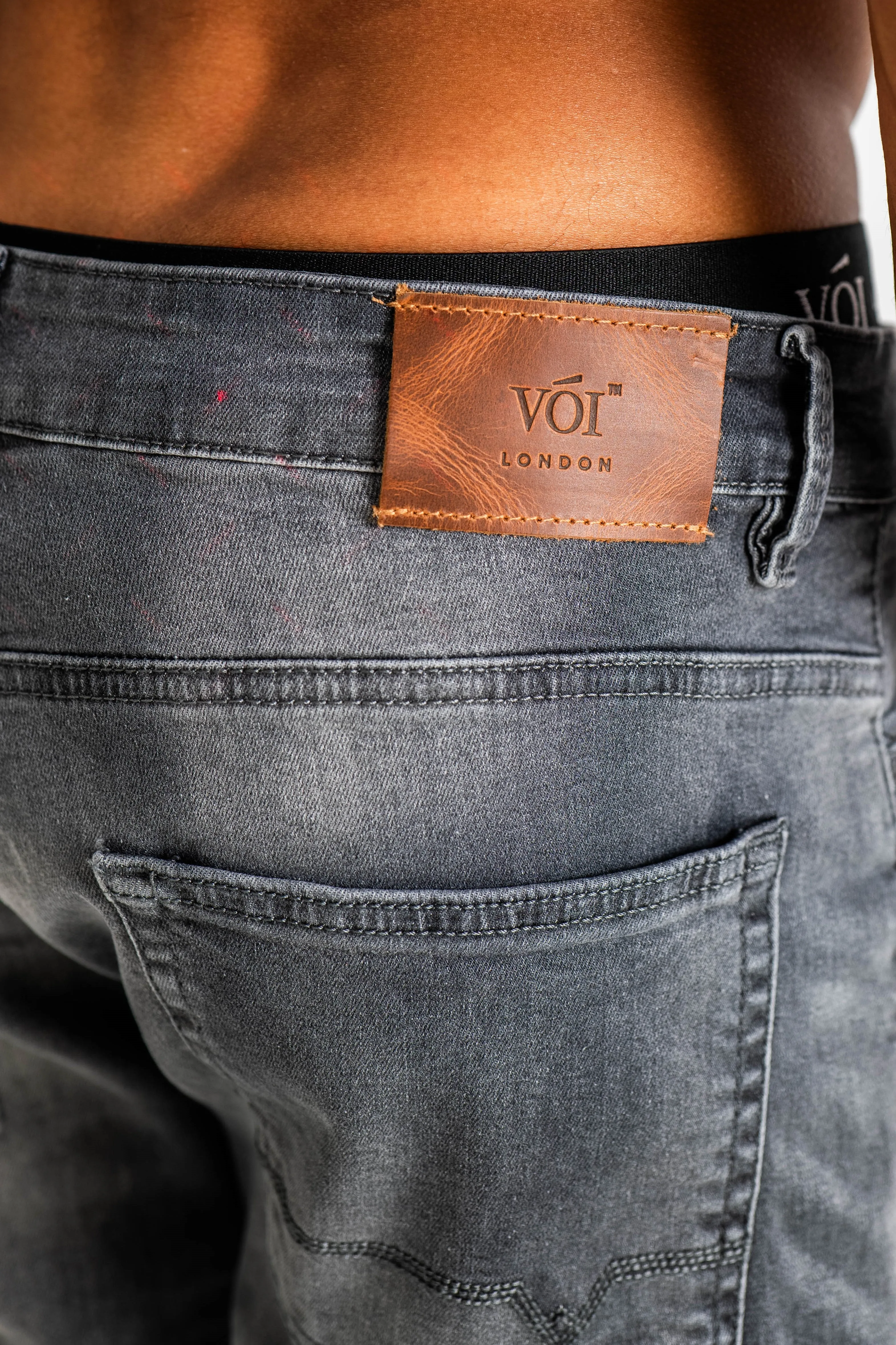 Hamilton Tapered Jeans - Grey