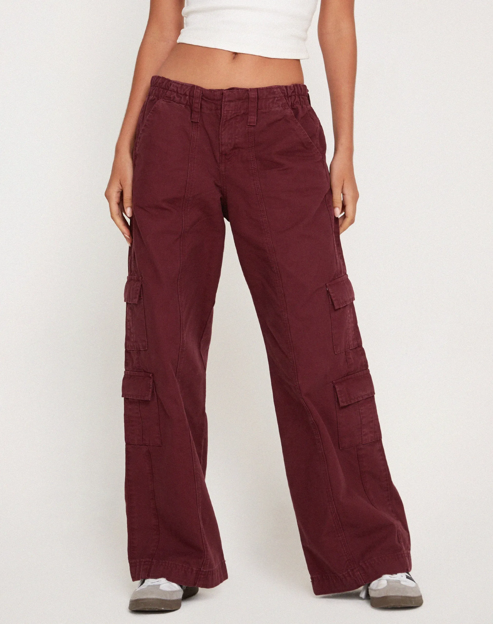 Hansa Cargo Trouser in Burgundy