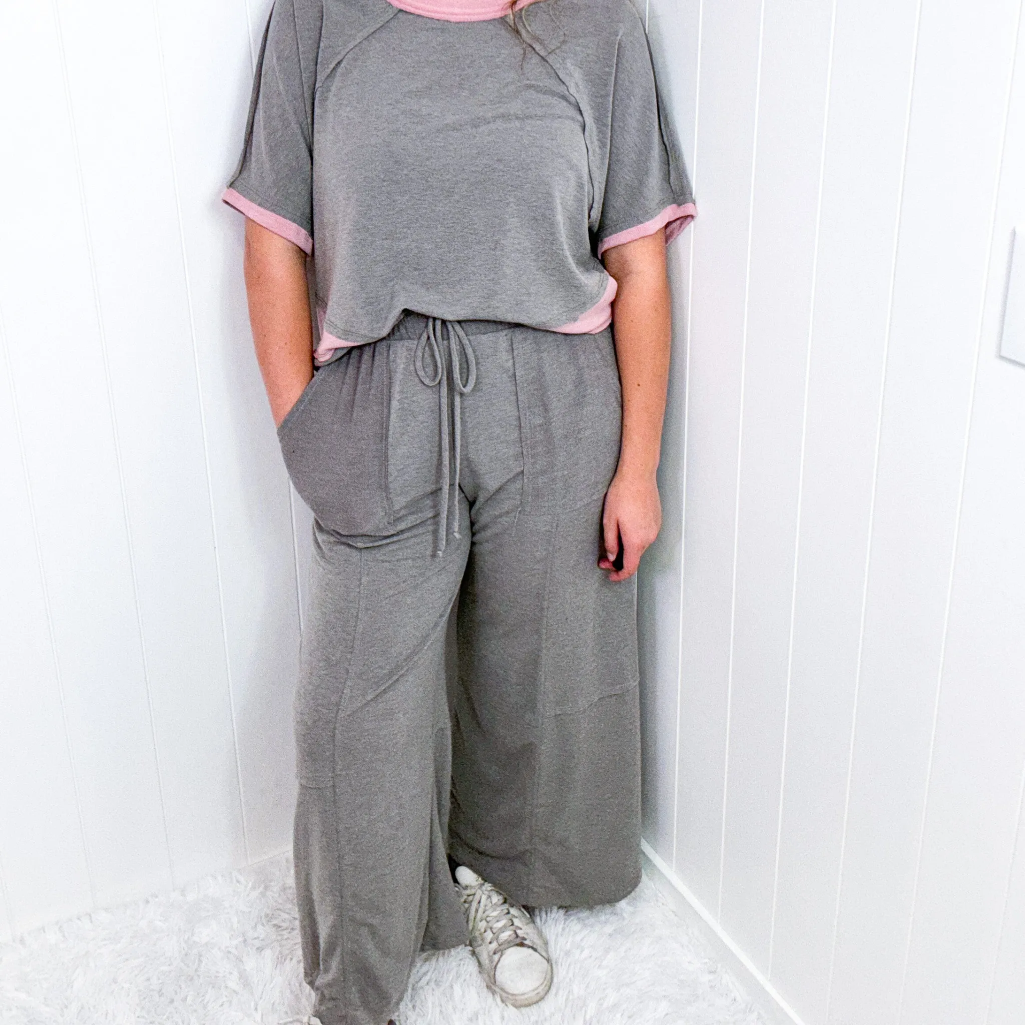 Haven't Met You Yet Wide Leg Palazzo Pants In Mocha