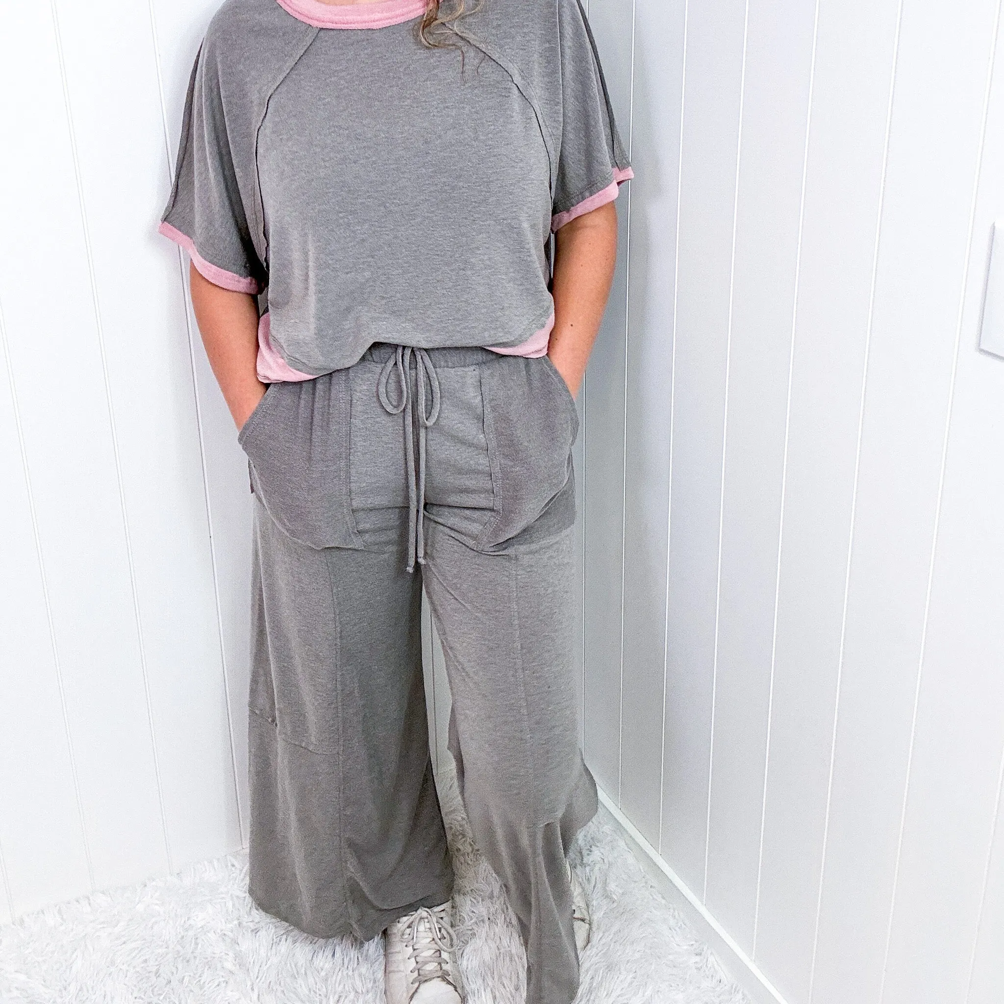Haven't Met You Yet Wide Leg Palazzo Pants In Mocha