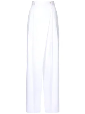 HIGH-WAIST FLARED TROUSERS