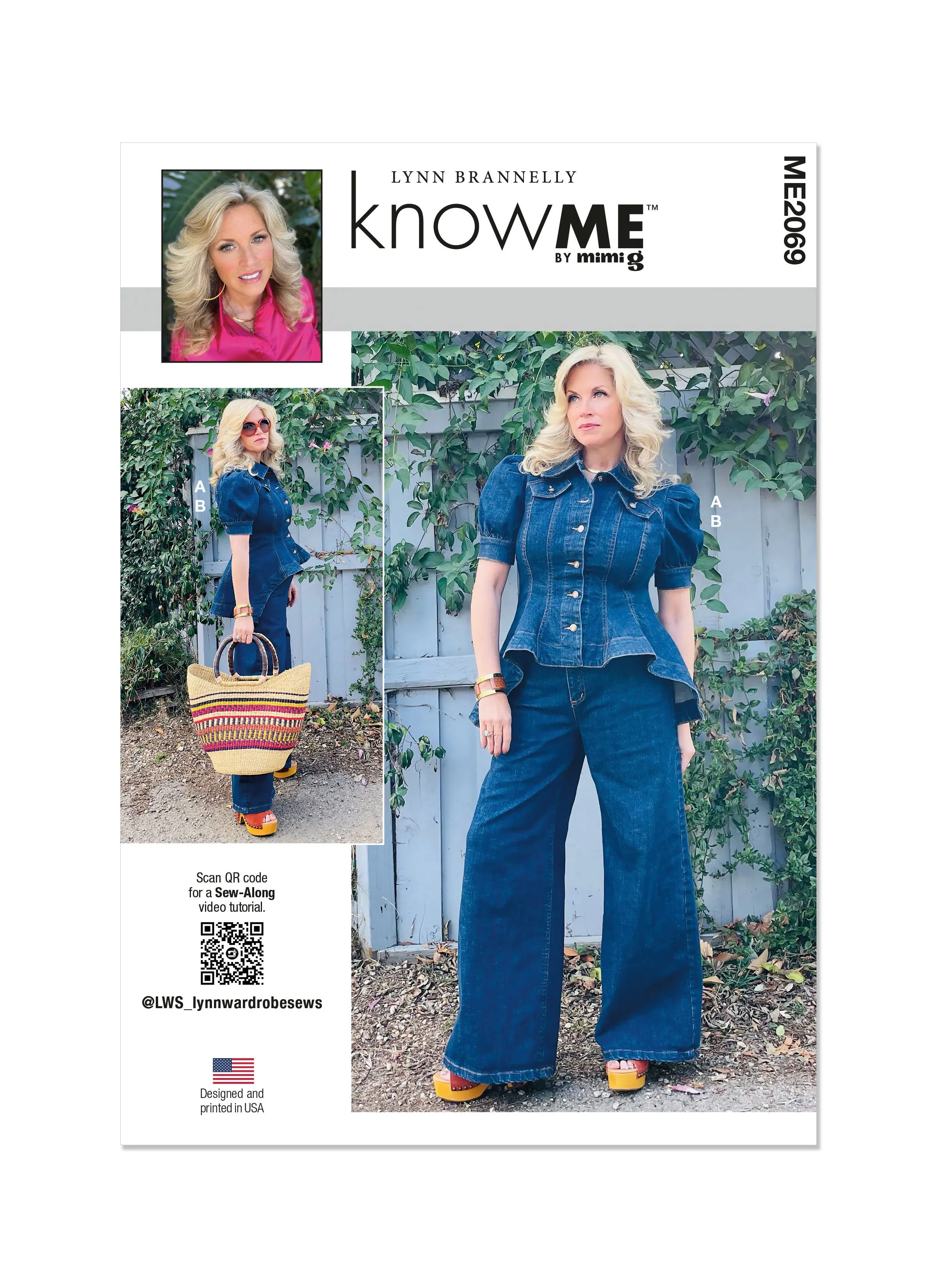 Know Me sewing pattern KM2069 Top and Pants by Lynn Brannelly