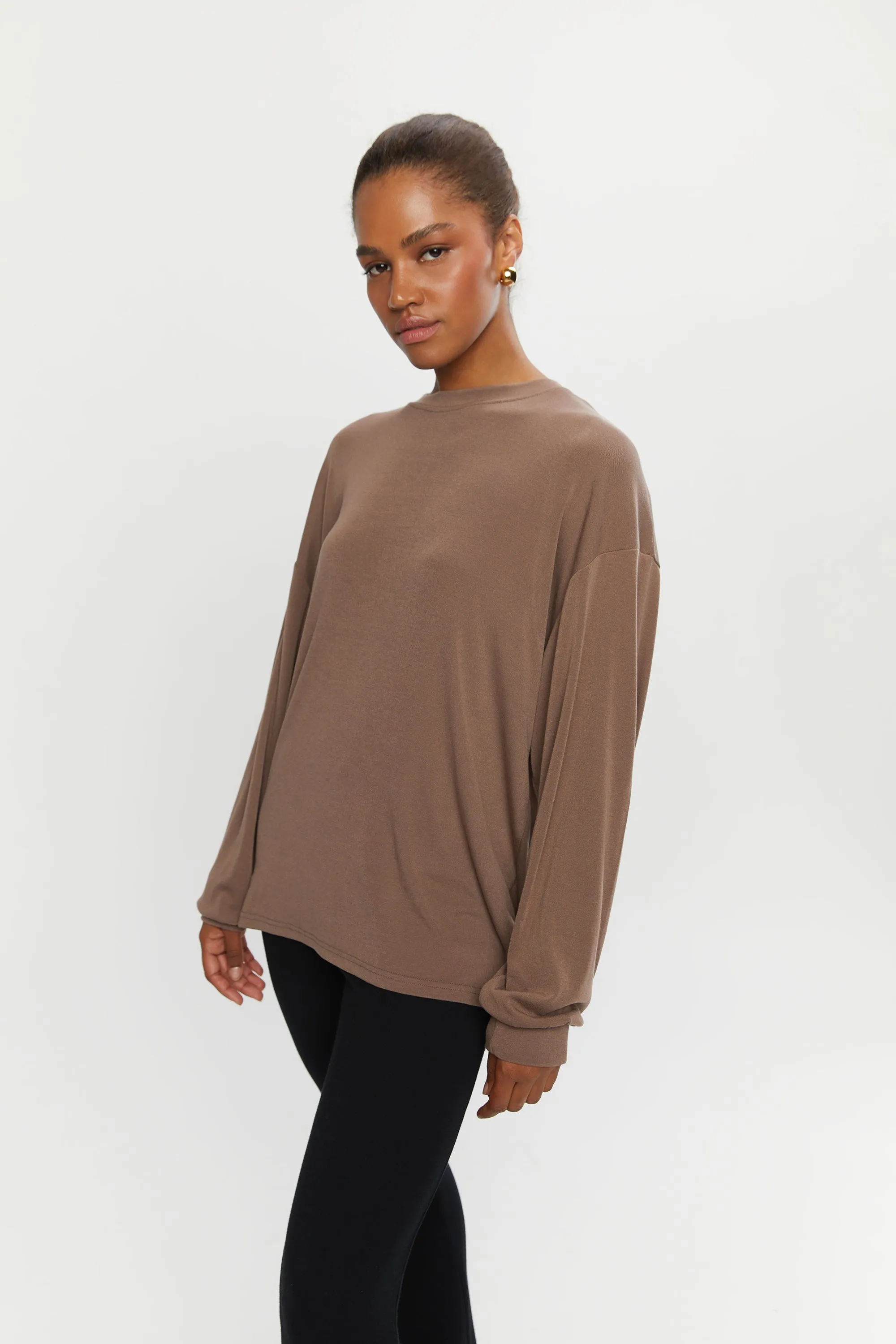 LONG SLEEVE TOP WITH OPEN BACK