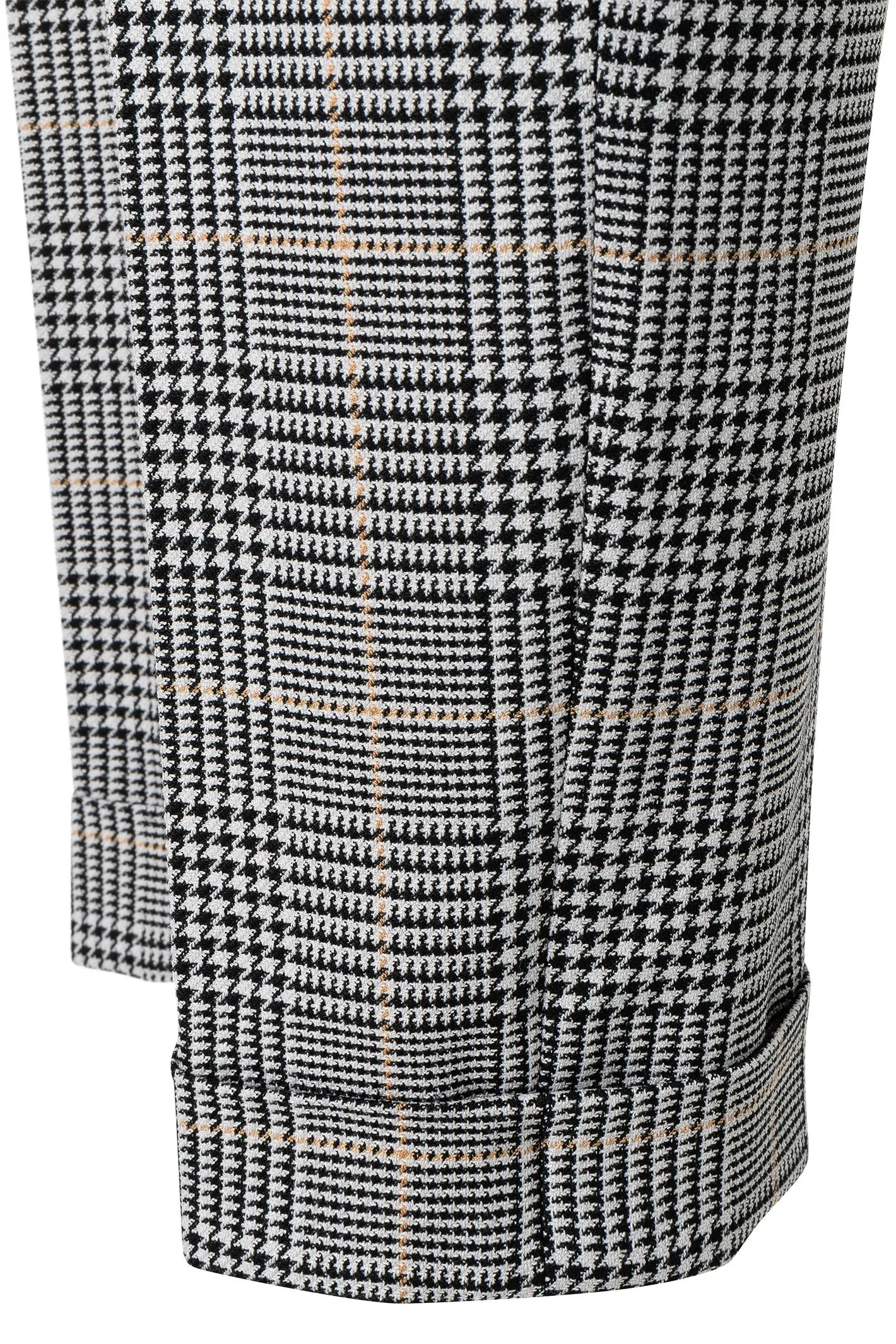 Mac 3414-00-0140 Chino Turn-Up 208K Ivory Check Bi-Stretch Trousers