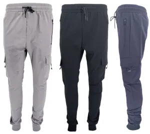 Men's Cargo Combat Trouser Elasticated Lightweight Work Trousers Pants Bottoms