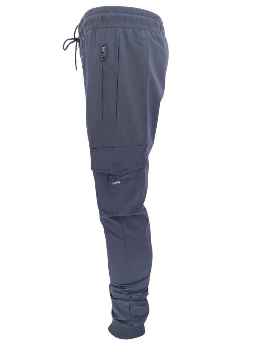Men's Cargo Combat Trouser Elasticated Lightweight Work Trousers Pants Bottoms