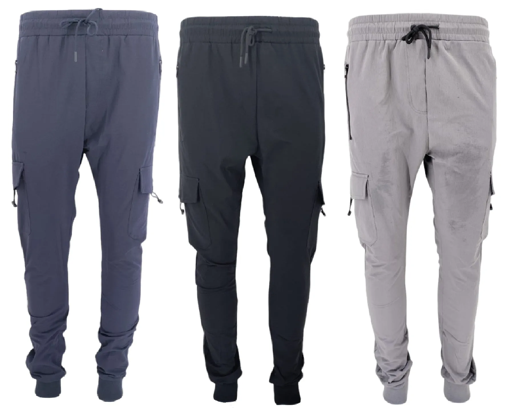 Men's Cargo Combat Trouser Elasticated Lightweight Work Trousers Pants Bottoms