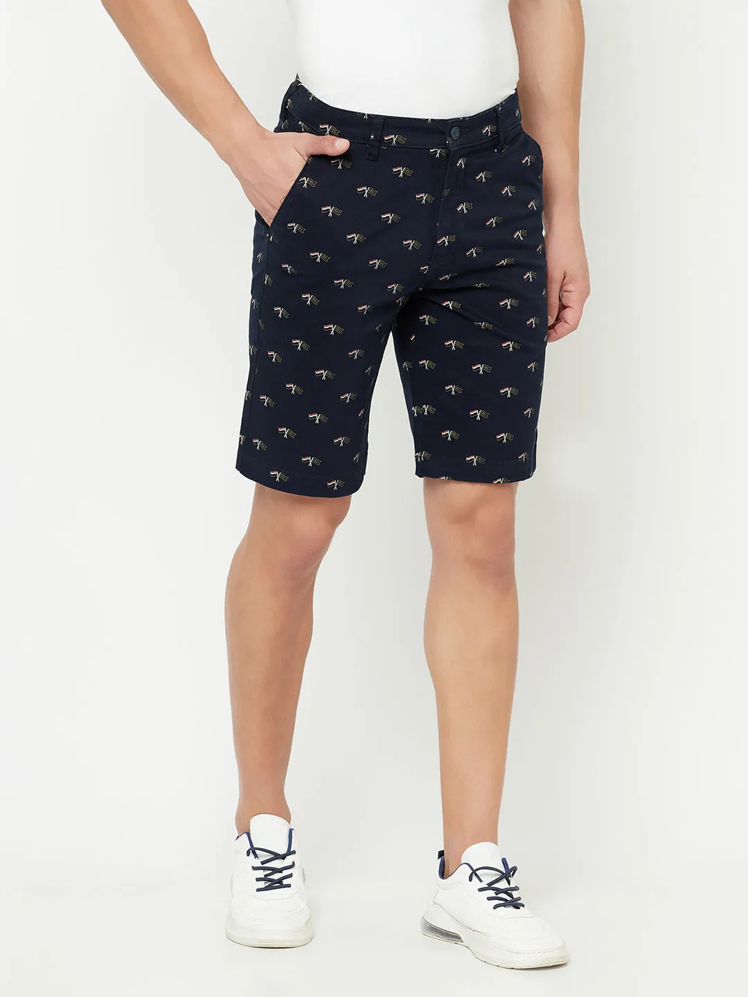 Men's Navy Bermuda