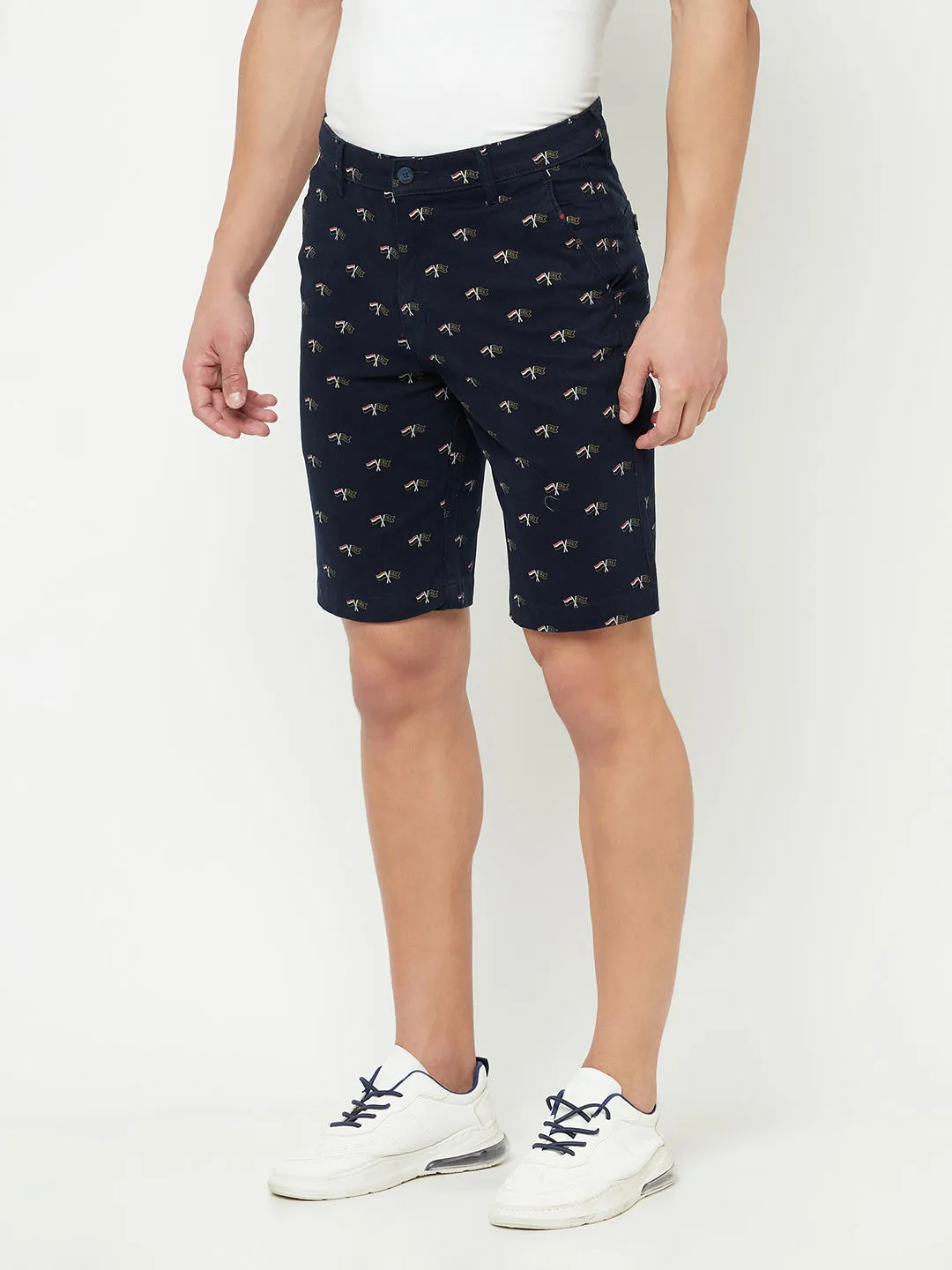 Men's Navy Bermuda
