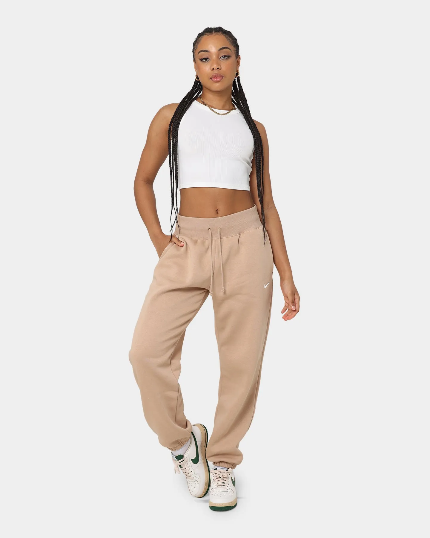 Nike Women's Nike Sportswear Phoenix Fleece High-Waisted Oversized Pants Hemp/Sail