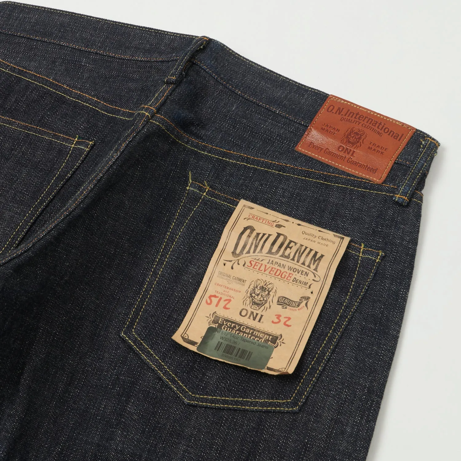 ONI 512 14oz Slim Straight Jeans - Raw
