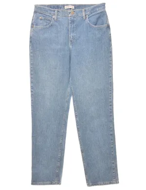 Relaxed Fit  Light Wash Tapered Jeans - W32 L33