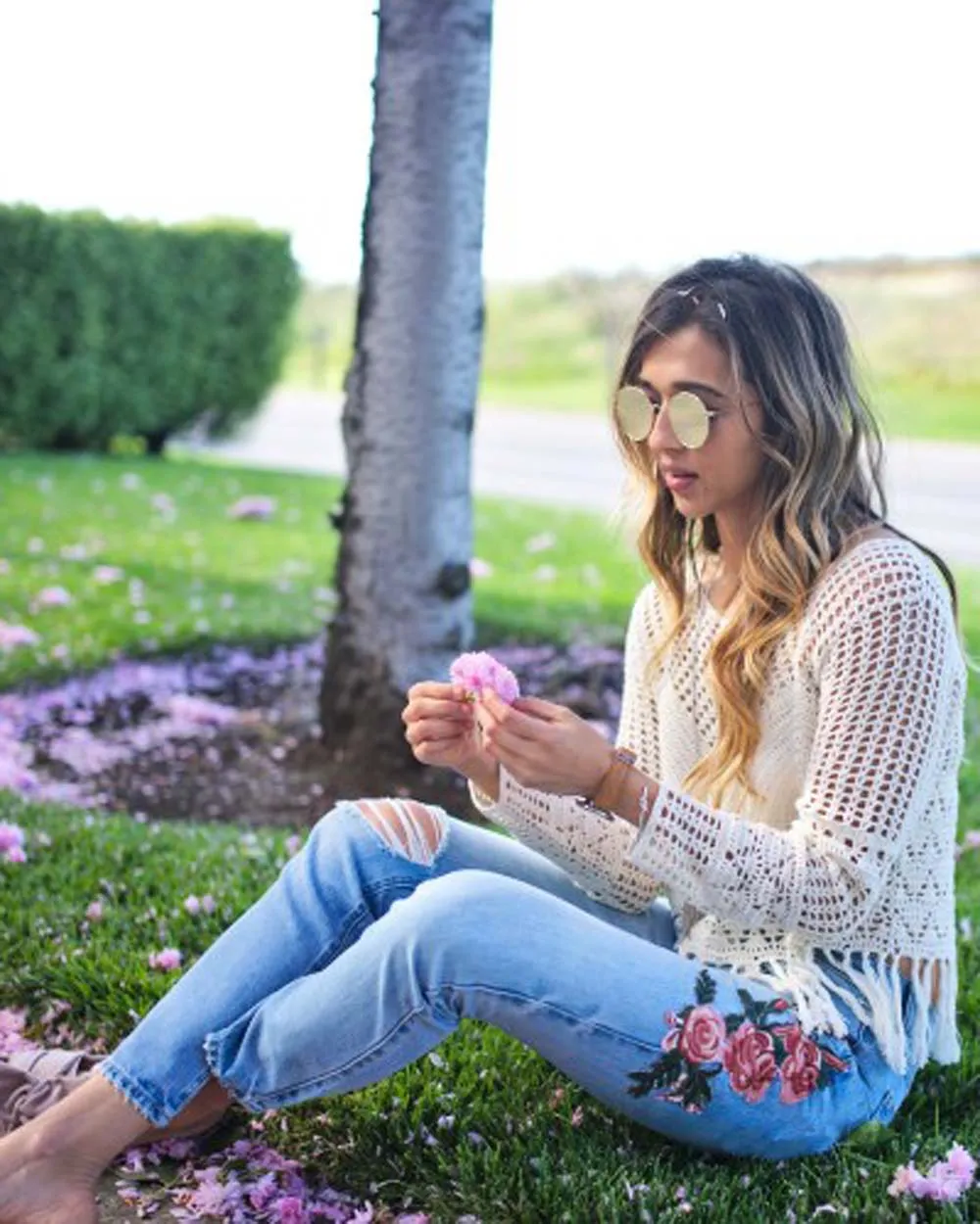 Sanctuary Embroidered Jeans