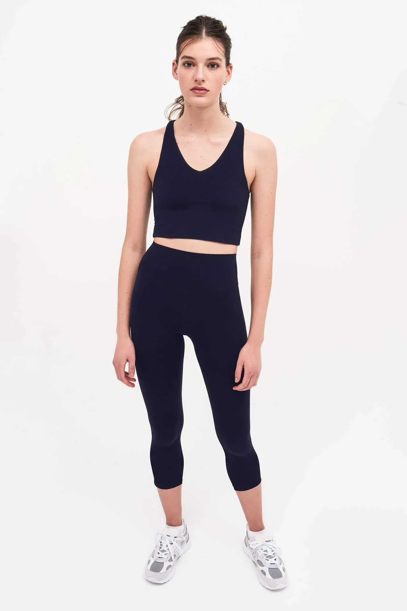 Splits59 Airweight Crop Legging in Navy