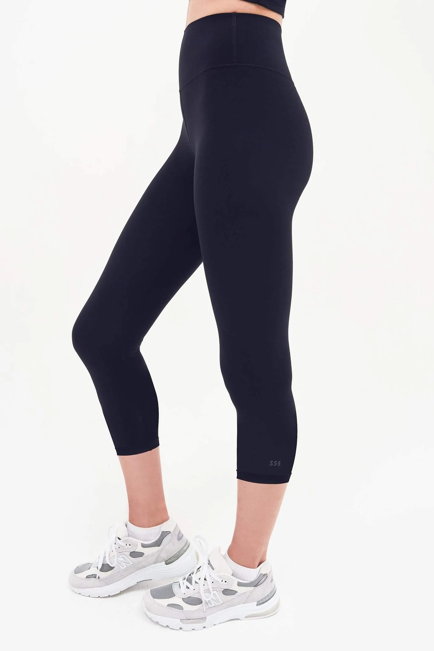 Splits59 Airweight Crop Legging in Navy