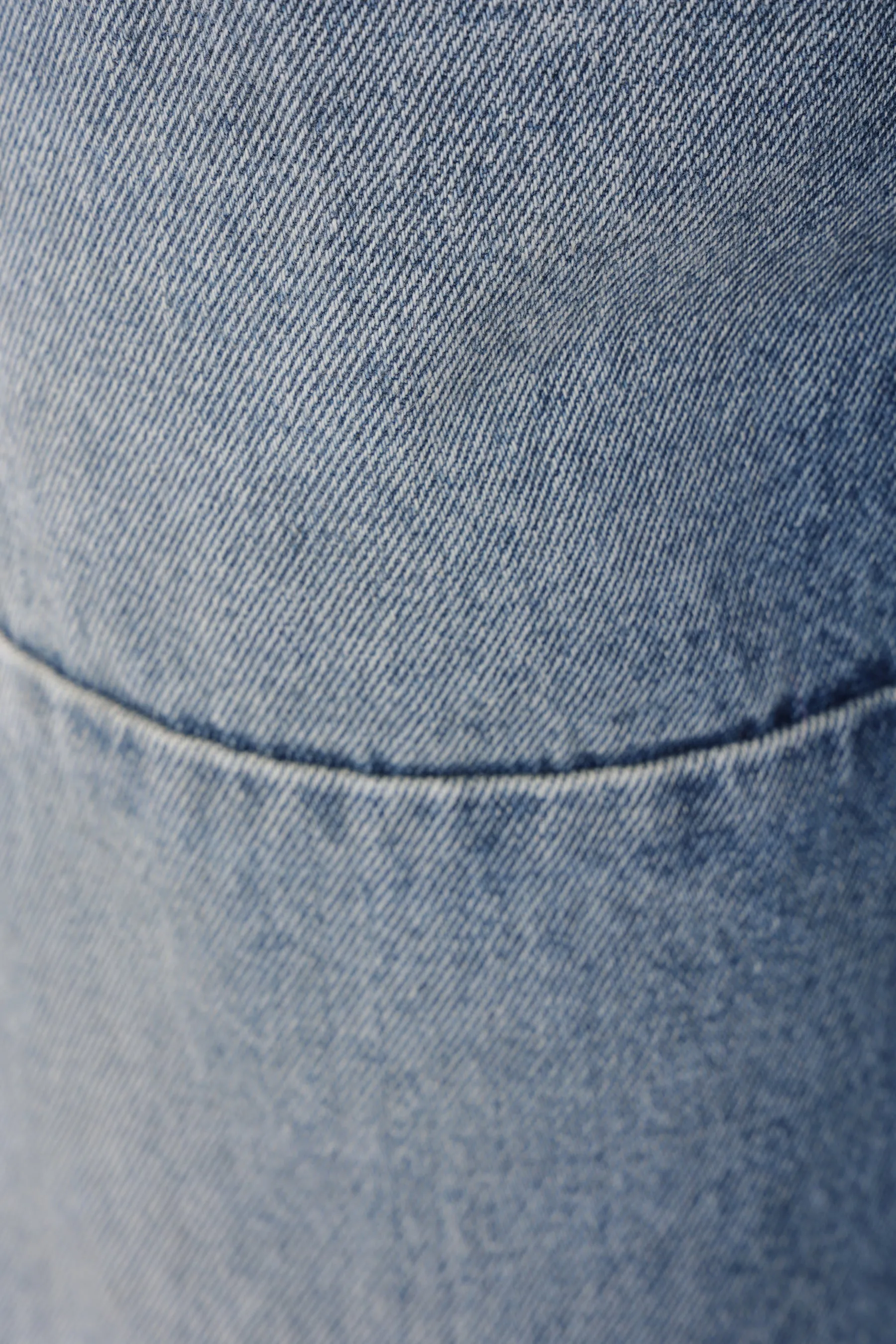 Tapered Distressed Denim Jeans