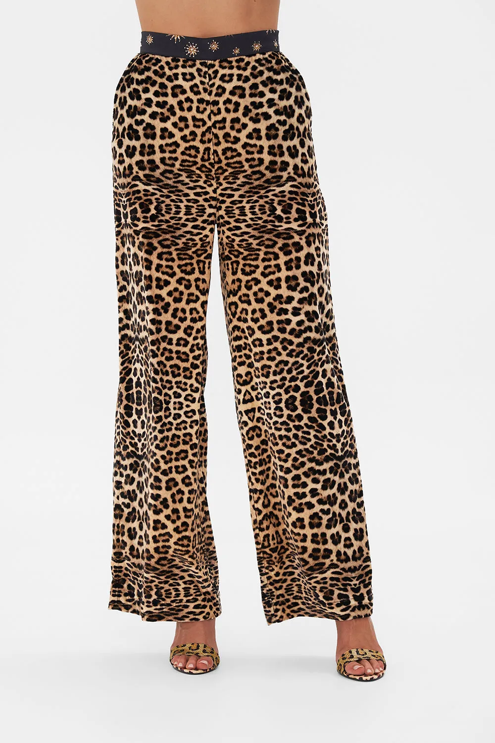 VELVET STRAIGHT LEG RELAXED TROUSER SOUL OF A STAR GAZER