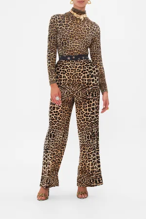 VELVET STRAIGHT LEG RELAXED TROUSER SOUL OF A STAR GAZER