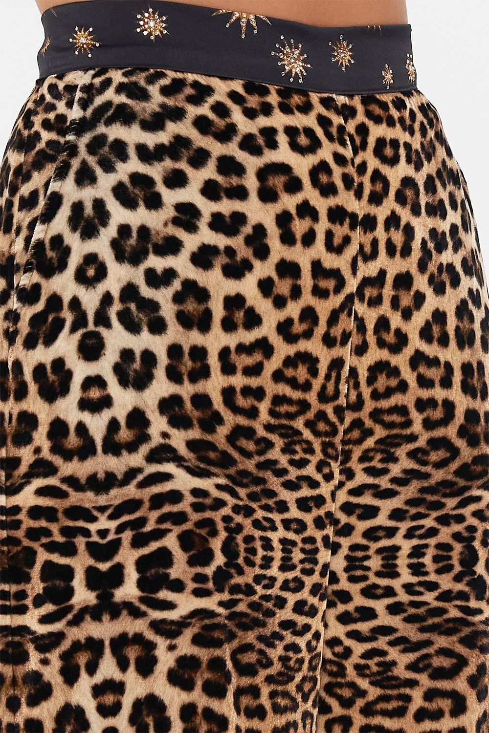 VELVET STRAIGHT LEG RELAXED TROUSER SOUL OF A STAR GAZER